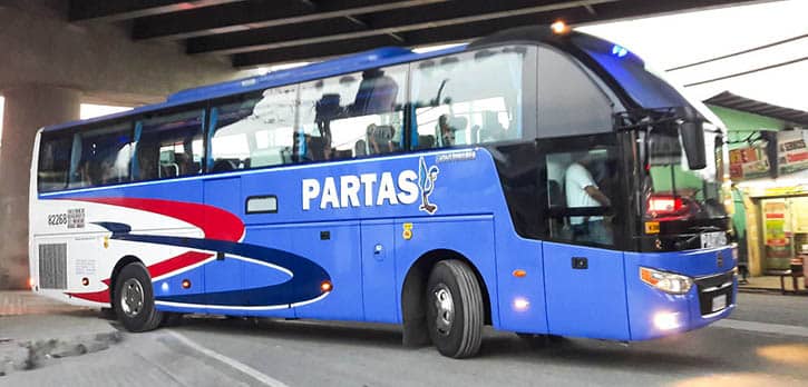 Partas Bus Schedule, Tickets, and Routes